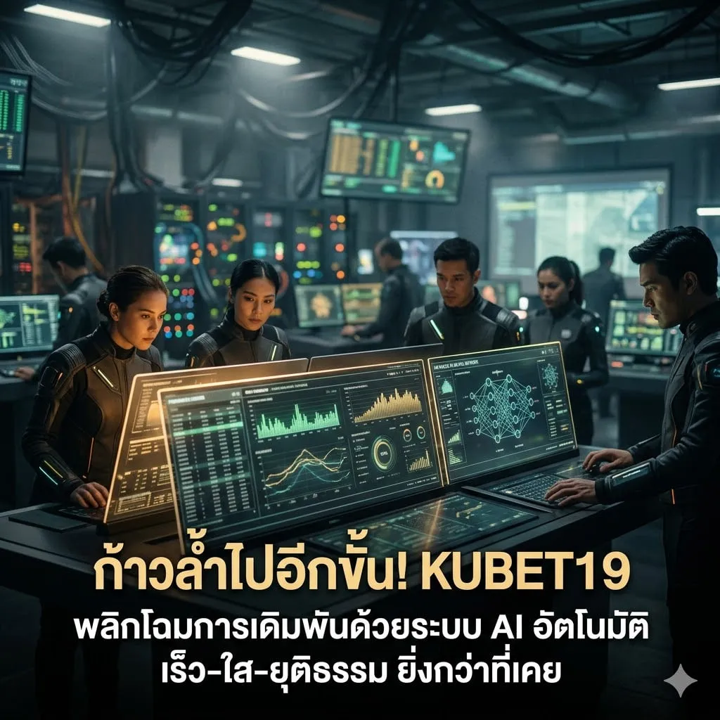 การปฏิวัติระบบหลังบ้านด้วย Big Data และ AI ใน KUBET